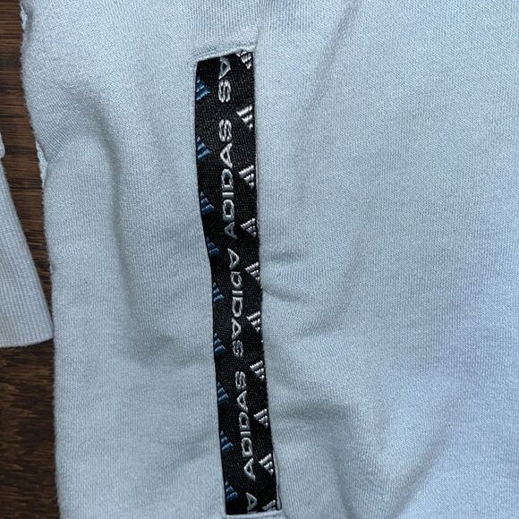 Urban Adidas crewneck front pocket blue gray shirt sweatshirt L men’s oversized - Picture 3 of 5